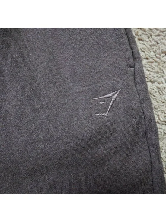 Gymshark Joggers Mens Medium Brown Tapered Sweatpants Athletic Logo - Picture 4 of 9